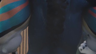 Close call, Geordie muscle and cock growth animation