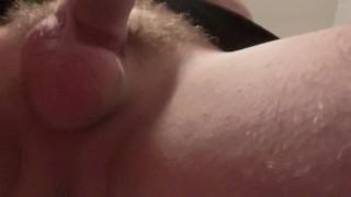 Lick my balls while I play with my cock