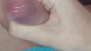 Big cumshot from virgin boy