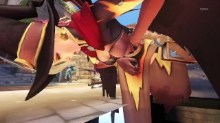 Witch, Imp, Atlantis Mercy, Karigan Widowmaker, Waveracer, Shin-Ryeong D.va ragdoll - Overwatch 2