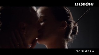 Lauren Crist Oiled Up, Fingered And Fucked To Orgasm - LETSDOEIT