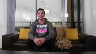 GayCastings Asher Hawk Gets Loads Dropped On Him By Casting Agent