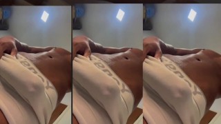 Horny sexy hot black boy with a huge cock