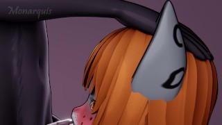 Momo's blowjob | Monarquis Animation
