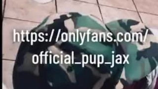 Public gas station urinal