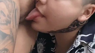 Mamada rápida antes de la comida