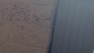 Flashing little dick in public