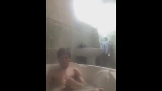 showing myself in my jakuzzi