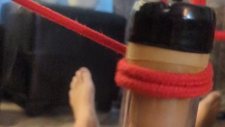 Mercilessly Milked By Machine with Post Orgasm Surprise