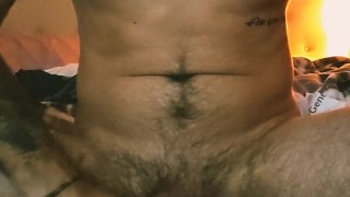 Alone time. Jerking off and cumming all over myself