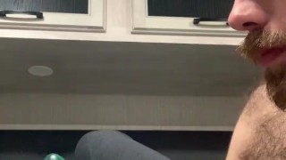 Stepbrother taking a Huge Dick to the face