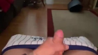 Jerking off until i bust a load