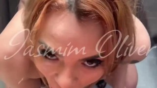 SMOKING AND SUCKING A HOT COCK