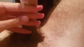 Uncut teen virgin twink sprays a huge load all over himself. Would you lick me clean? 🥺👉👈