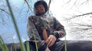 The ART of the SOLO MALE ORGASM - the Hottest Outdoor Cum Compilation / naughty / top / big load