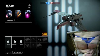 playing star wars in only panties. gameplay without comments