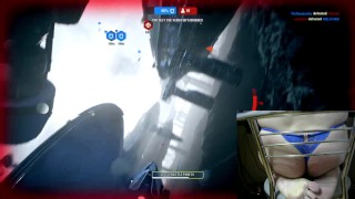 playing star wars in only panties. gameplay without comments