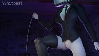 TV WOMAN makes CAMERA GIRL fuck me with her tits. SKIBIDI PORN. God, forgive me...
