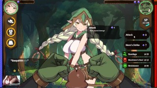 The Impregnation of the Elves Blonde elf getting domined by giant orc