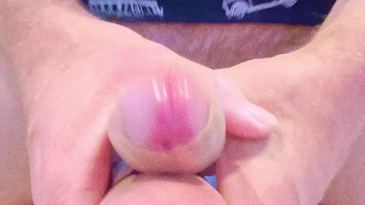 Got way too Horny so had to Rub our Cocks Together So much Cum &#x2F; Uncut cock to cock action Frot