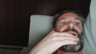 Love massaging my ass hole