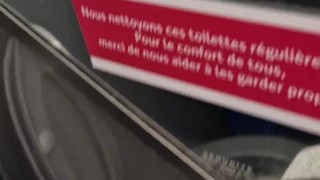 Cute twink sitting next to me on the train gets me hard so I jerk off in the toilet