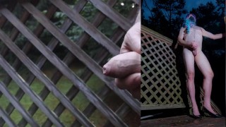 Quick wee and a wank