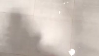 Young bear wanks in the bathroom 2