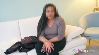 Amateur babe asks us if she can bring her stepmom to her own porn casting