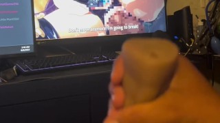 Watching Some hentai using my stroker