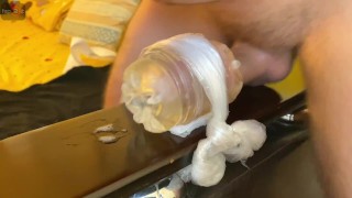 Moaning Male Fucking Fleshlight and Dirty Talking to an Intense Shaking Orgasm - fap2it