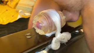 Moaning Male Fucking Fleshlight and Dirty Talking to an Intense Shaking Orgasm - fap2it
