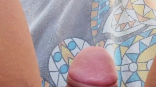 Exhibitionist Beach Fun: Flashing and Playing with My Cock in Public!