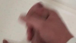 Big dick boy cumshot in the shower
