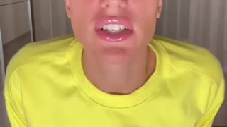 Oiled up my ass and ride on your big cock