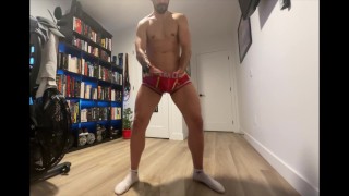 Piss, hump, cum and ass destruction
