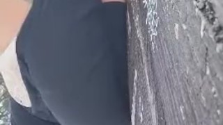 Causeway outdoor public fuck dogging hotwife hardcore spanking painal anal rough, slut screams.