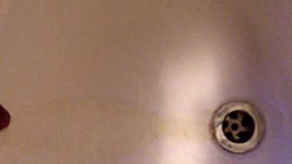 Pissing in the sink