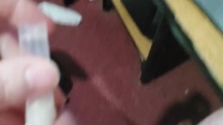 Cumming Into A Vial For A Fan (Fail)