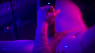 Dirty Hot Oiled Guy Jerking Off His Hard Cock in This Night | Male moans| Cumshot Close Up