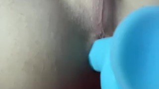 Sissy takes dildo into boypussy