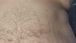 Faggot-sult takes big dildo while tied up and in chastity