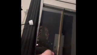 Giving the neighbors a show