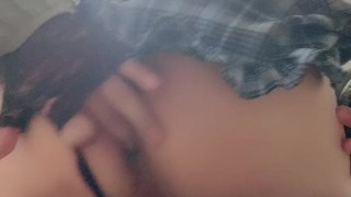 デカ尻女装娘ローアングル・パンチラトレーニング