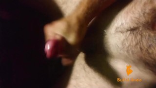 Muscled Hairy Stud Give Himself a Rough Jerk Off and Cums 6 Times