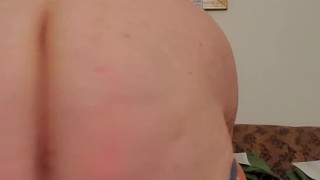 Fat chub strip tease at work