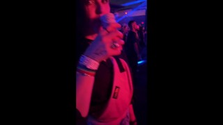 Super horny girl goes out clubbing to find some dick