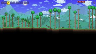 TERRARIA #1- Sitting with Seth Guide and fighting with Pinky