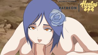 NARUTO KONAN BLOWJOB POV HENTAI