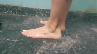 Un baño cinematográfico